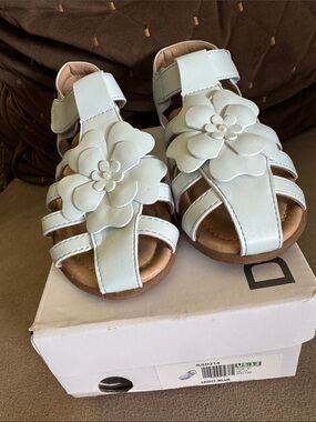 Dream Pairs Light Blue Flower Strap Toddler Sandals